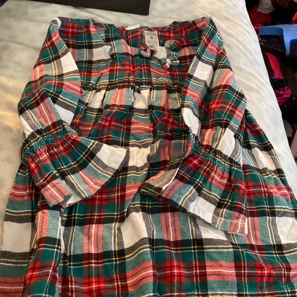 Carters girls flannel blouse